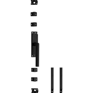 👉 Krukespagnolet zwart RVS Intersteel rechts hoek 90° incl. stangenset - mat 8714186105573