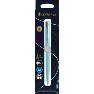 👉 Balpen blauw medium stuks balpennen true Waterman Allure punt, op blister, pastelblauw 3026981539596