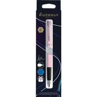👉 Vulpen roze stuks vulpennen blauw Waterman Allure fijne punt, op blister, pastelroze 3026981539602
