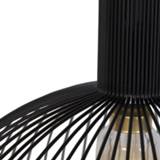 Ronde hanglamp zwart staal Design 40 cm - Dos