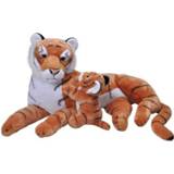 👉 Knuffel pluche junior oranje wit Wild Republic Tijger 76 cm oranje/wit 2 delig 92389241006