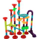 👉 Knikkerbaan multicolor geen personage junior voedingstype kinderen kunststof Jonotoys Marble Run 93 delig 8718546690426