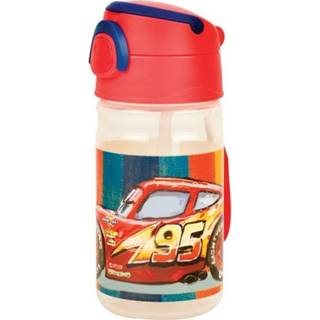 👉 Disney drinkfles Cars junior 350 ml rood/oranje