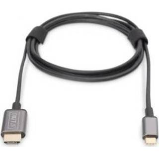 👉 Kabel adapter Digitus DA-70821 video 1,8 m USB Type-C HDMI 4016032465072