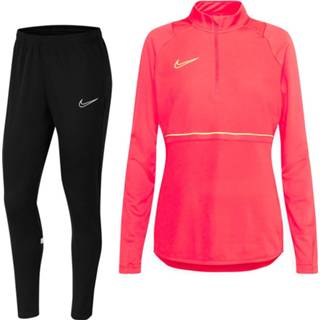 👉 Nike Academy 21 Trainingspak Vrouwen Roze Zwart