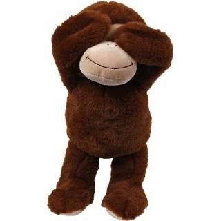 👉 Geen personage junior apen kinderen bruin pluche Toys Amsterdam knuffelaap 33 cm 8713219420638