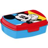 👉 Broodtrommel junior Mickey Mouse blauw kinderen rood kunststof Disney 8 x 20 blauw/rood 8435507855228