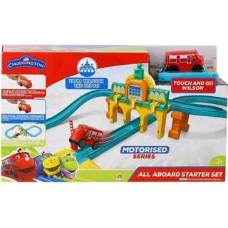 👉 Treinset kunststof AAA Formaat junior chuggington kinderen multicolor universeel elektrisch batterij All Aboard 81 x 55,8 cm 25 delig 6911400407396