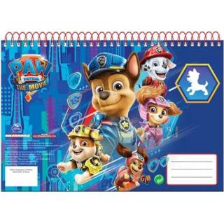 👉 Hallmark schilderblok Paw Patrol spiraal 23 x 33 cm wit 30 vel