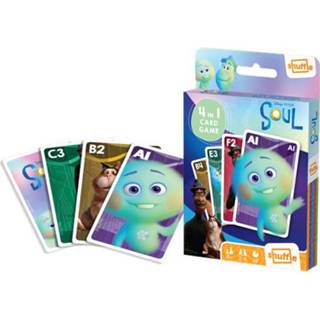 👉 Shuffle kaartspel 4-in-1 Disney Pixar Soul junior karton