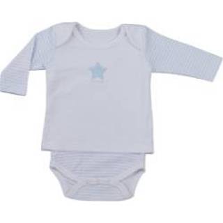 👉 Rompertje jongens blauw baby's grijs LITTLE Baby Friends Forever Smart & Cosy Romper 4251083141715