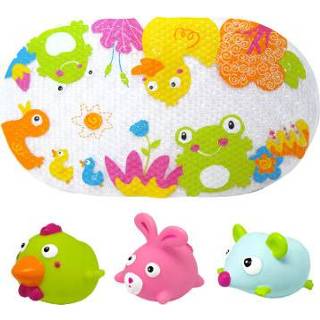 👉 Badmat jongens kleurrijk Knorr® toys escabbo® Duck fun/badmat set/4st. 4049491370212