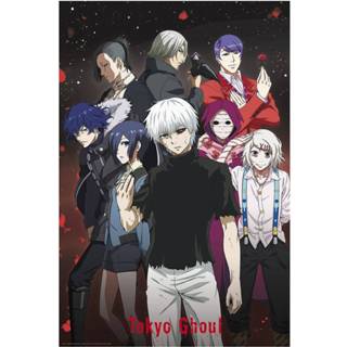 👉 Poster unisex meerkleurig Hoofdmateriaa Papier Tokyo Ghoul - Group 3665361060253