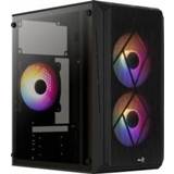 👉 Computerbehuizing zwart Aerocool CS107V2 Mini Tower 4710562759389