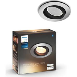 👉 Philips Hue inbouwspot Milliskin ⌀9cm aluminium GU10 5W