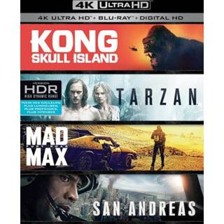 👉 Alexander Skarsgård frans Kong: Skull Island - The Legend Of Tarzan Mad Max: Fury Road San Andreas (4K Ultra HD En Blu-Ray) 5051888229804