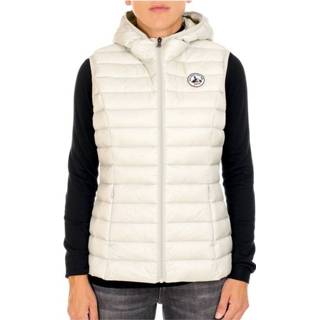 👉 L vrouwen wit mannen Chaleco Mali sans manche capuche basique