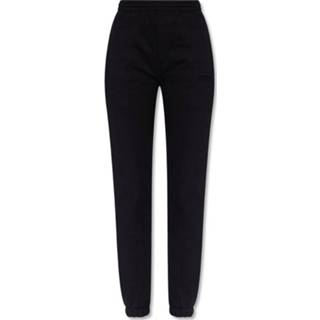 👉 Sweatpant XL vrouwen zwart Logo-embroidered sweatpants