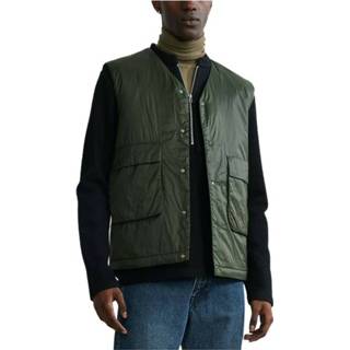👉 Sleeveless XL male groen Barney padded jacket 1640611231524