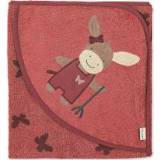 👉 Badcape meisjes rood Sterntaler Emmily lichtrood 80 x cm 4055579555044