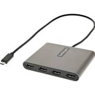 👉 HDMIadapter StarTech.com USB C naar 4 HDMI Adapter - Externe Video & Grafische Kaart Type-C Quad