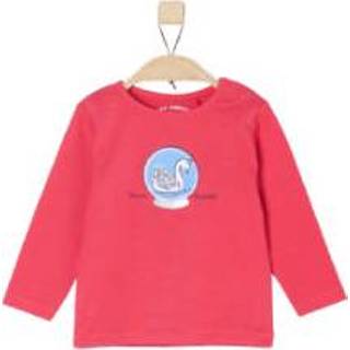 👉 S.Oliver  Girl s Longsleeve roze - Roze/lichtroze - Gr.50/56 - Meisjes