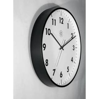 👉 Wandklok kunststof antraciet NeXtime 40 cm 8717713025870
