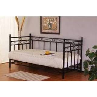 Basisbed Billy zwart metaal kinderbed clusief lattenbodem Basisbed zwart metaal kinderbed clusief lattenbodem Billy