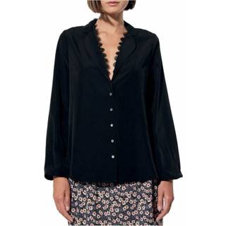 👉 XL vrouwen zwart Chemisier à décolleté profond