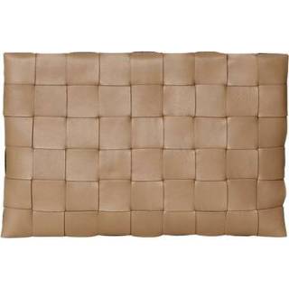 👉 Clutch onesize vrouwen beige Dolores woven 5710465643142