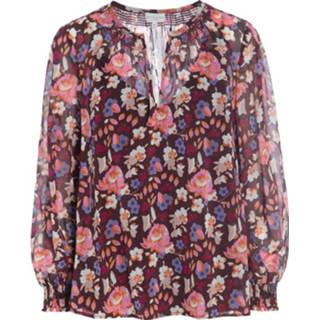 👉 Blous l vrouwen rood Nora Bloom Blouse