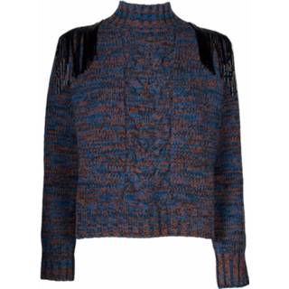 👉 L vrouwen blauw Lupetto Moulinè