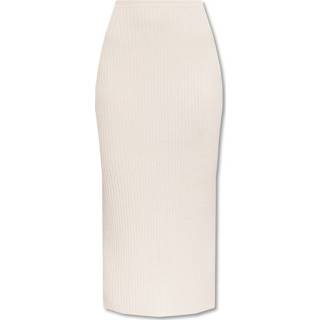 👉 Pencil m vrouwen beige skirt