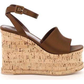 👉 Sandaal vrouwen bruin Palace wedge sandals