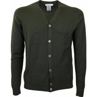 👉 Male groen Cardigan