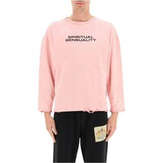 👉 Longsleeve T-shirt XL male roze Spiritual sensuality long-sleeve