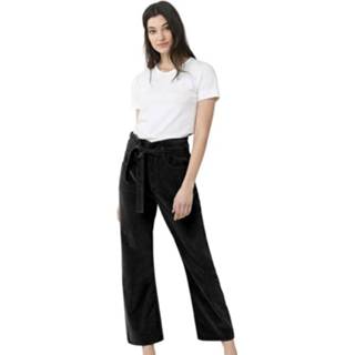 👉 Pantalon W29 W25 W30 W24 vrouwen zwart Kelly Paperbag