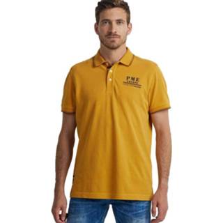 👉 Short sleeve s male geel polo 8719419825440