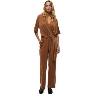 👉 Jumpsuit XL vrouwen bruin Kristine Long 1640277028070