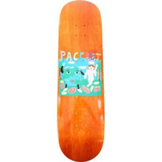👉 Skateboard deck onesize male oranje World peace print 3607934905134