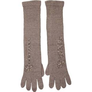 👉 Glove onesize vrouwen bruin Gloves