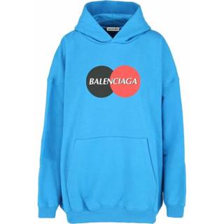 👉 Hoodie onesize vrouwen blauw Uniform Oversized