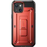 👉 SUPCASE 360° Backcase Hoesje Met Screen Protector iPhone 13 - Rood