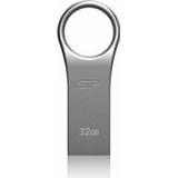 👉 Sleutelring zilver Silicon Power 32GB Firma F80 COB USB 2.0 flashdrive 4712702627695