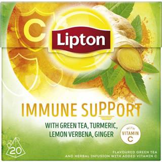 Groene thee active 6x Lipton Immune Support 20 stuks 8714100781272