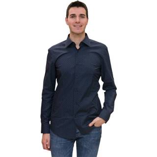 👉 Male blauw Camicia