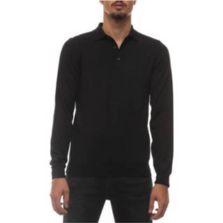 👉 Poloshirt XL male zwart Polo shirt long sleeves