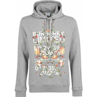 👉 Hoodie l male grijs Montage Print Lyleford