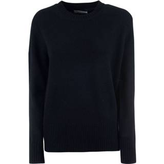 👉 XS vrouwen zwart Cashmere Crewneck