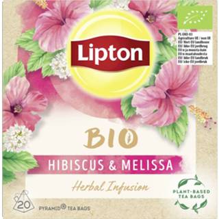 👉 Kruidenthee active Lipton Hibiscus&Melissa 20 stuks 8711327509634